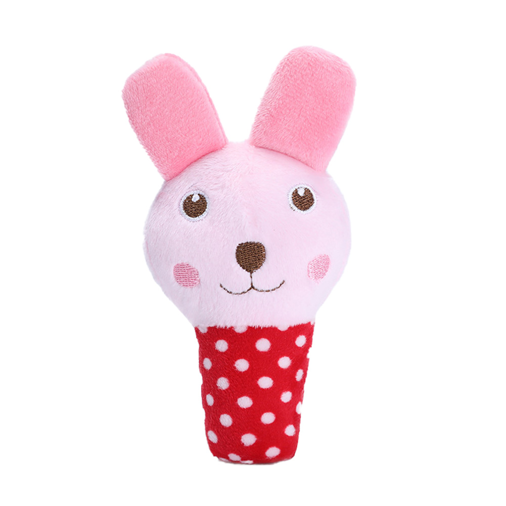 

Pet Cute Rabbit Bunny Squeak BB Sound Molar Doll Dog Interactive Plush Toys, 501 Original