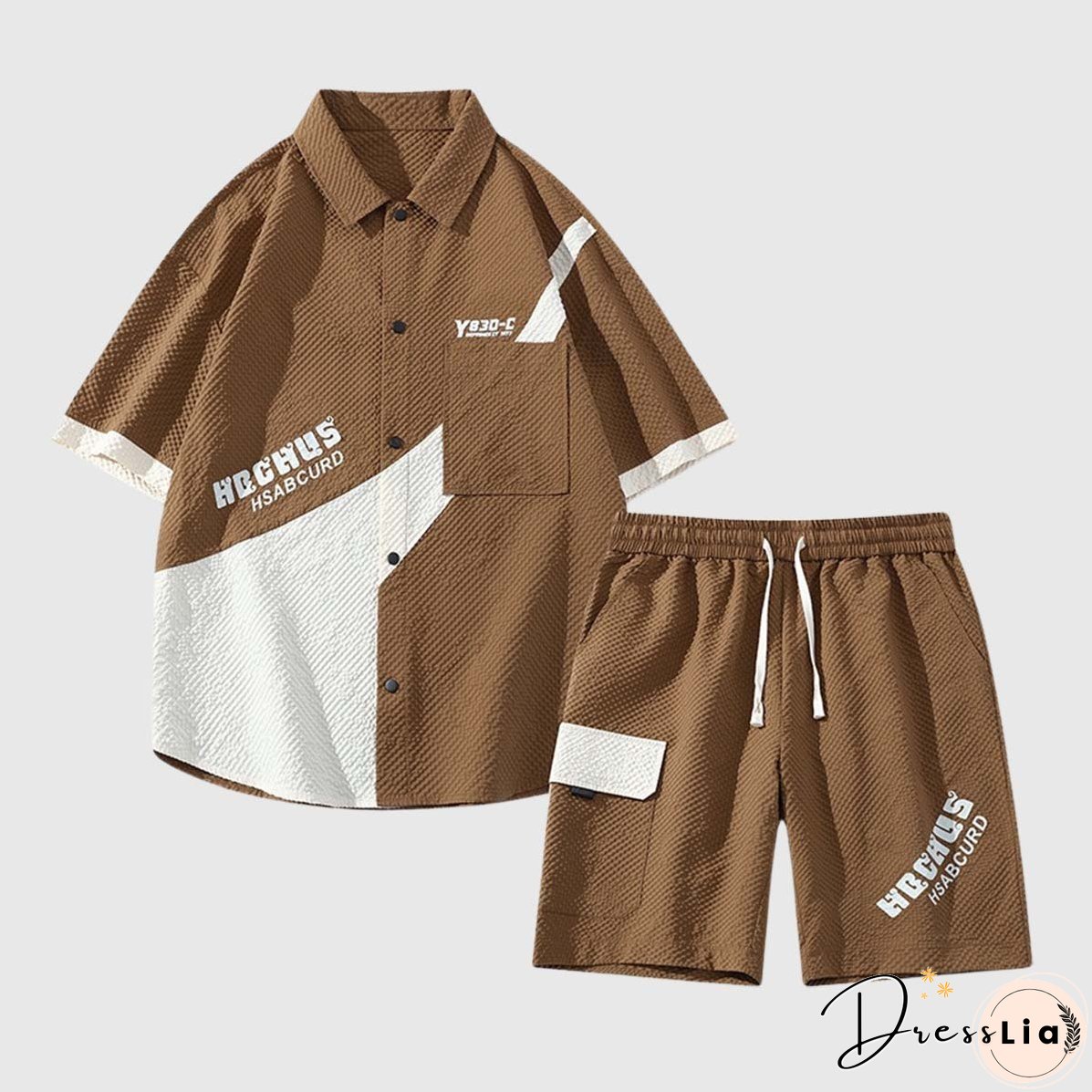 Sporty Color Block Leisure Set