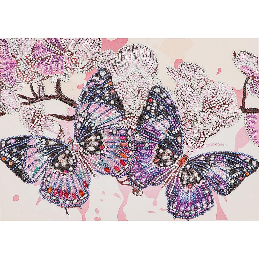 

Butterfly - Special Shaped Diamond Painting - 40*30CM, 501 Original