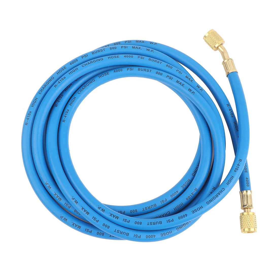 Air Conditioner Refrigerant Recharge Hose AirConditioning Refrigeration Adding Tool Accessory(Double joint standard anglais 1Pc 3 mètres )