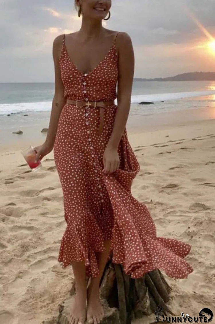 Polka Dot Beach Dress (2 Colors )