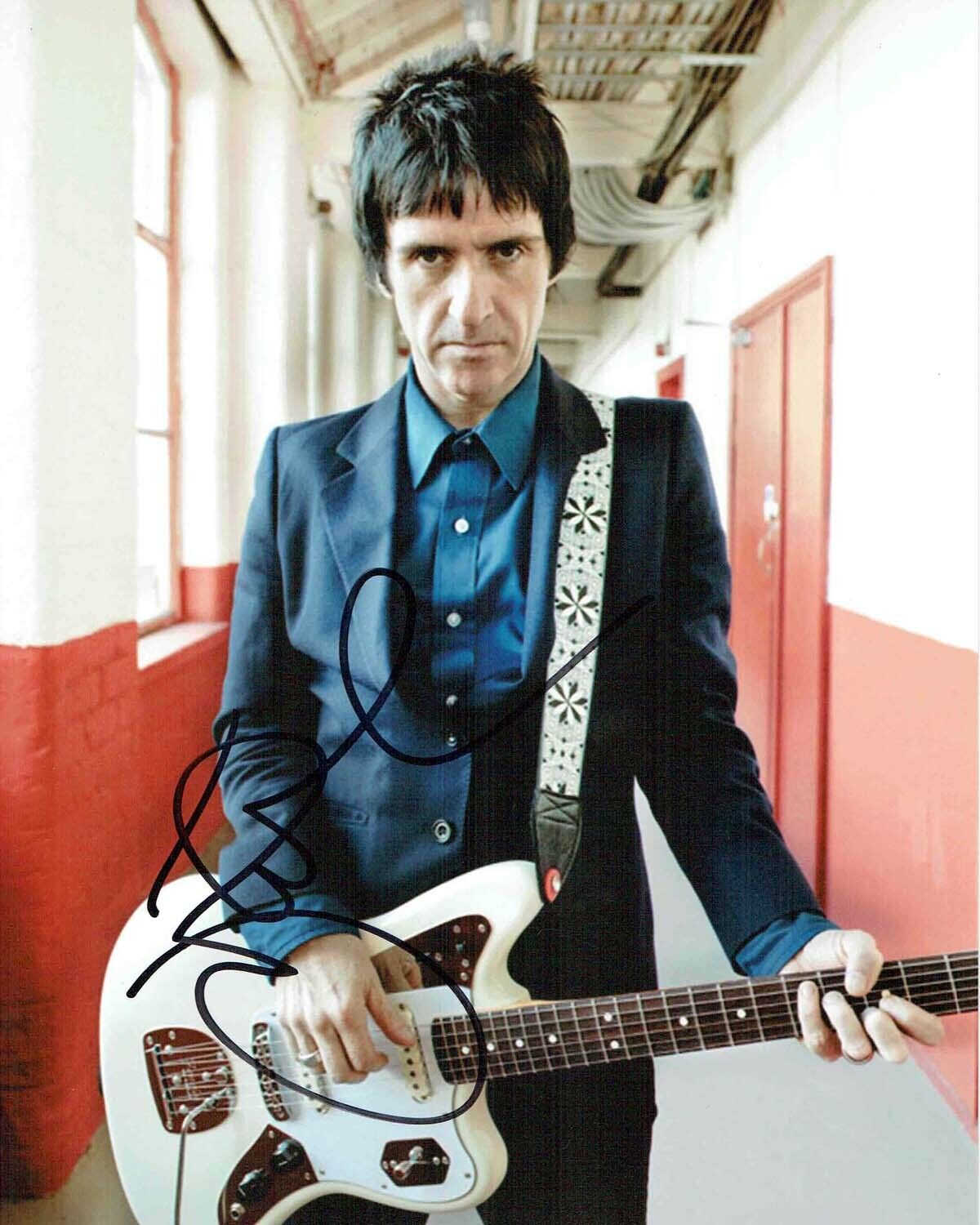 Johnny MARR SIGNED Autograph 10x8 Photo Poster painting 9 AFTAL COA The SMITHS Legend