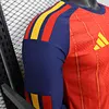 2026 Long Sleeve Player Version Spain Home Football Shirt 1:1 Thai Quality