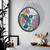 DIY Special Shape Diamond Painting Flower Bird Pendant Diamond Drawing Hanging Kit
