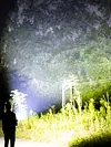 Solar USB Rechargeable LED Flashlight Camping Torch for Camping Hiking Emergency