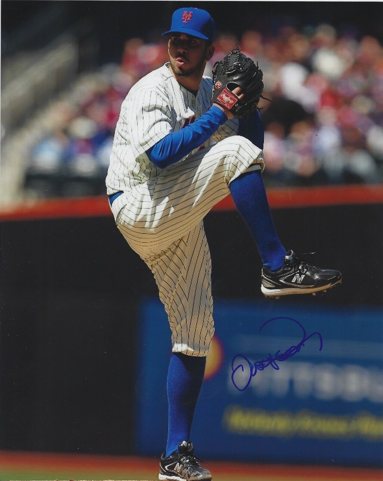 Signed 8x10 OLIVER PEREZ New York Mets Autographed Photo Poster painting - COA