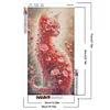 Flowers Cat - Diamond Painting - Full Round Drill (Canvas|40*70cm)