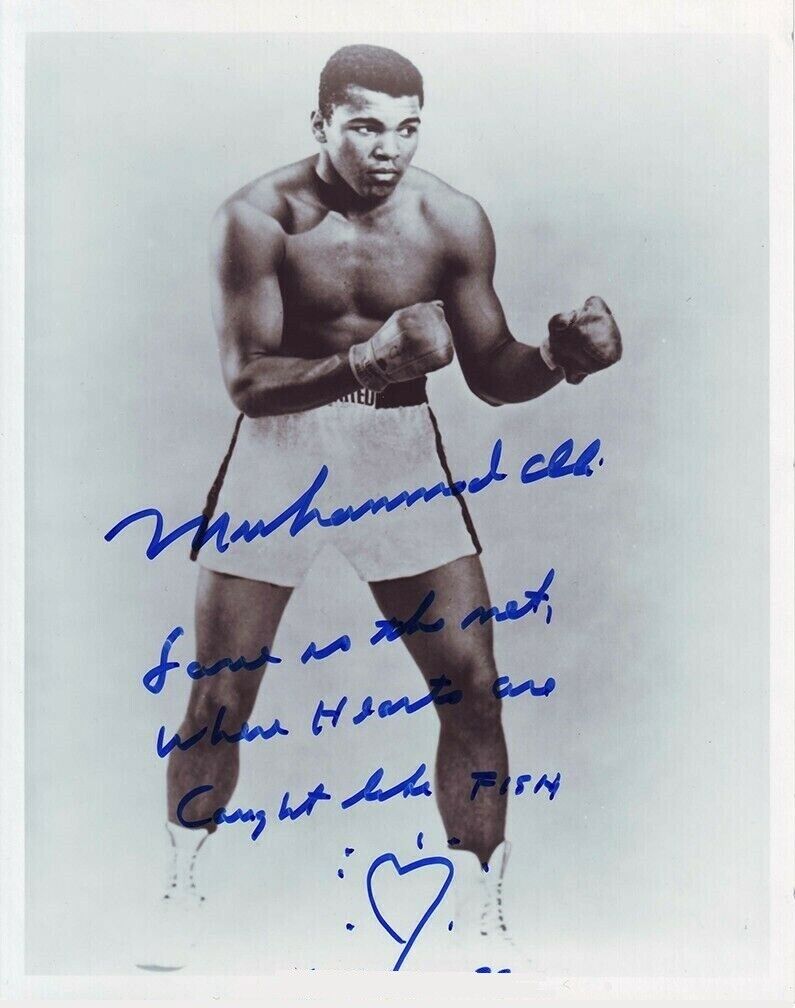 Muhammad Ali 8x10 Inscribed HOF Signed Photo Poster painting Autographed REPRINT