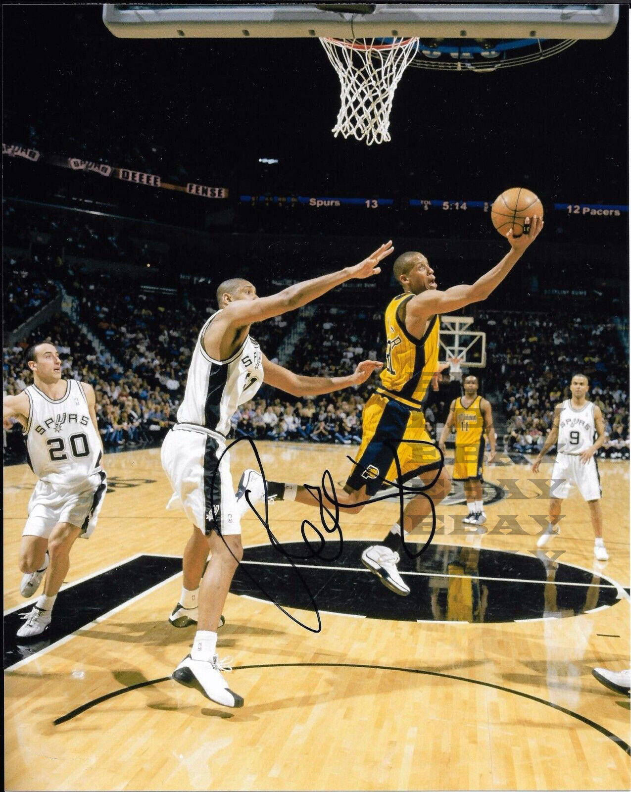 REGGIE MILLER Pacers Signed Autographed 8x10 Photo Poster painting Reprint