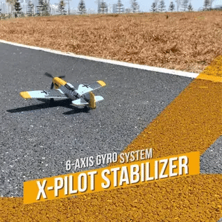 BF 109 4-CH Remote Control Airplane Ready to Fly for Beginners with Xpilot Stabilization System(761-11) RTF