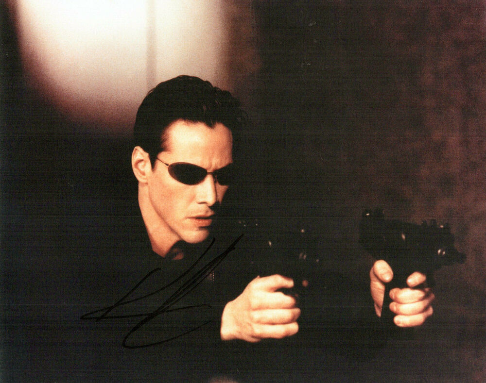 Keanu Reeves The Matrix autographed Photo Poster painting signed 8x10 #4 Neo