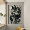 (Stamped/Counted) Horse Silhouette-11CT Cross Stitch 40*60cm(Big Size)