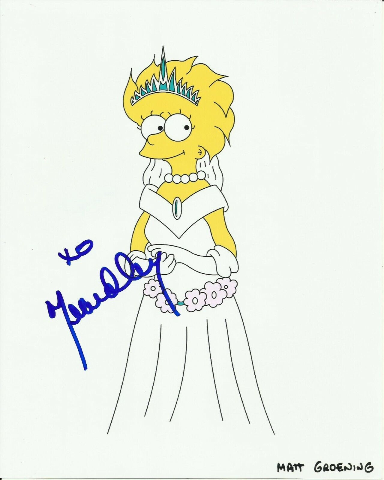 YEARDLEY SMITH SIGNED SIMPSONS Photo Poster painting UACC REG 242 (2)