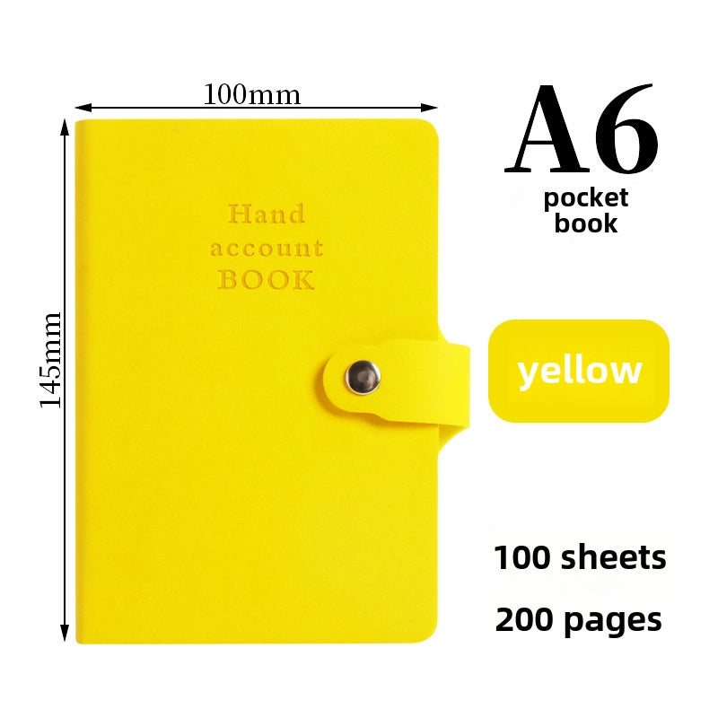 A7 Small Notebook Portable Notepad Students Carry Mini Pocket Pocket To Record Words