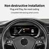 12.3" LCD Digital Cluster Instrument Speedometer For Volkswagen Tiguan