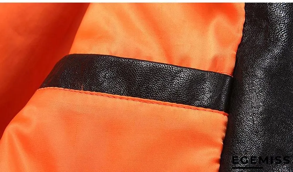 Faux Leather Jacket Men Windproof Outwear Military Army Pilot Bomber PU Leather Jacket Coat 6XL | EGEMISS