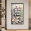 (45*75cm)Flower Birdhouse - Full Square Drill Diamond Painting