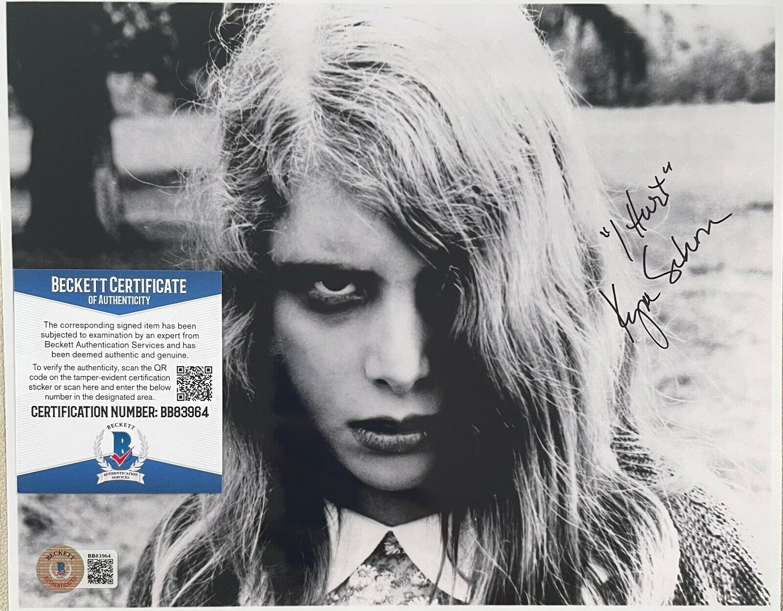 Kyra Schon Night of the Living Dead Original Signed 8X10 Photo Poster painting wBeckett COA