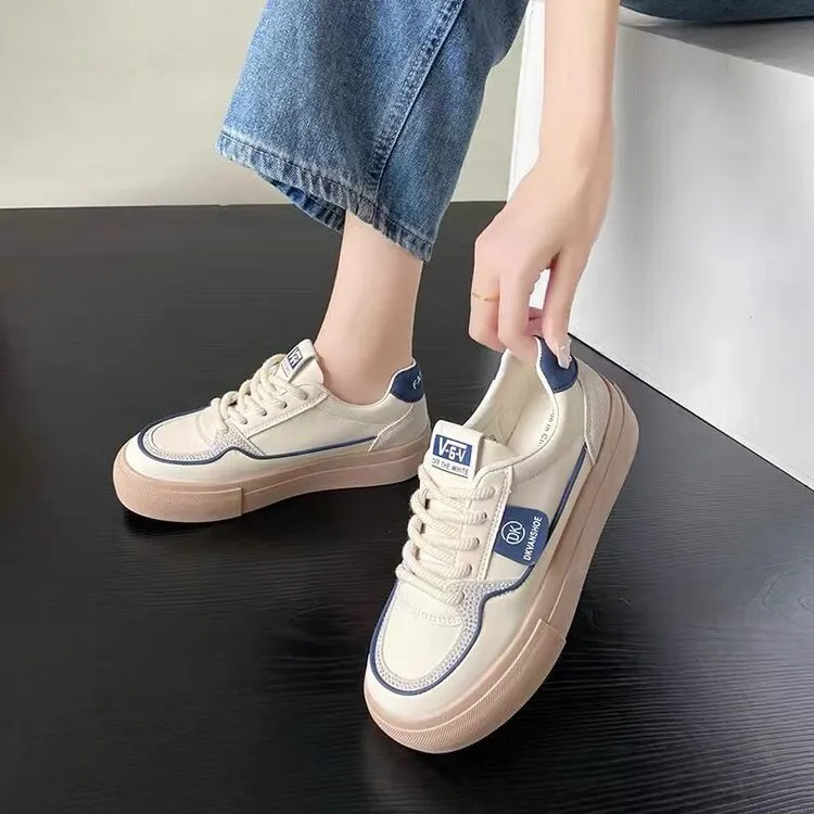 Churchf Churchf Spring, Summer, Autumn And Winter Season New Women's Shoes Students Low Top Round Head Small White Shoes