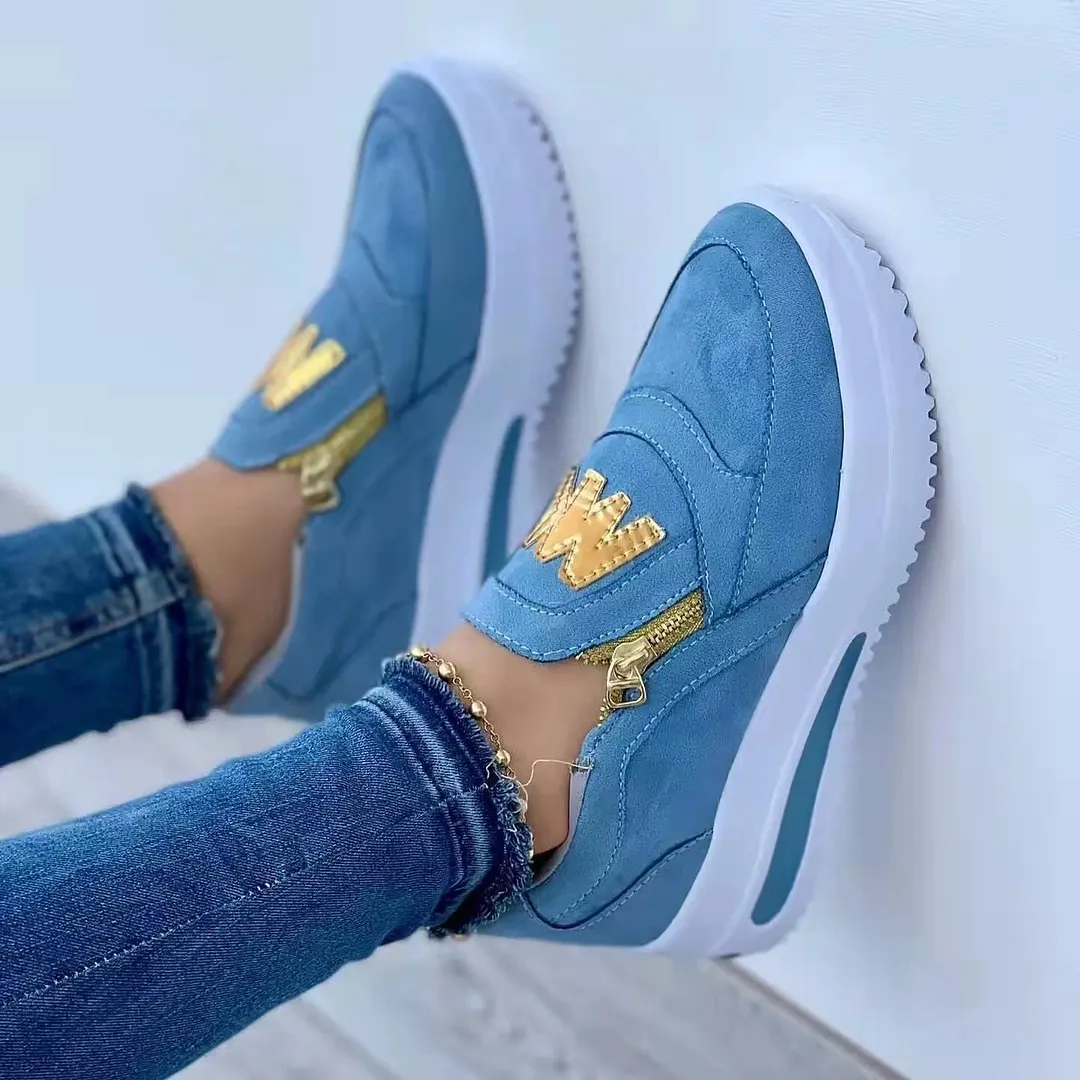 Breakj Breakj 2025 New Sports Single Shoes Women Flat Bottom One Foot Pedal Solid Pink Casual Round Head Single Shoes