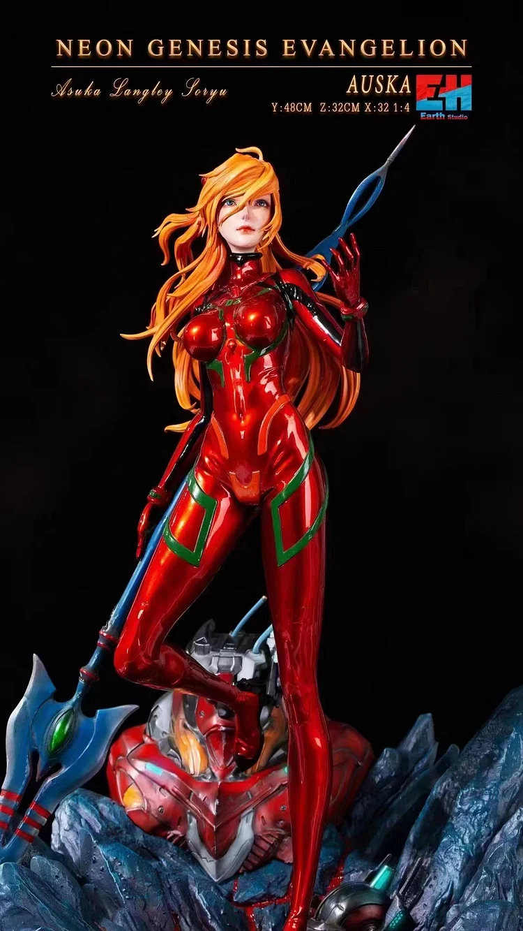 PRE-ORDER EARTH Studio - Neon Genesis Evangelion Battle Soryu Asuka Langley  1/4 Statue(GK)