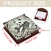 Wooden DIY Panda Diamond Painting Kit Note Box with 160 Papers for Office Desk