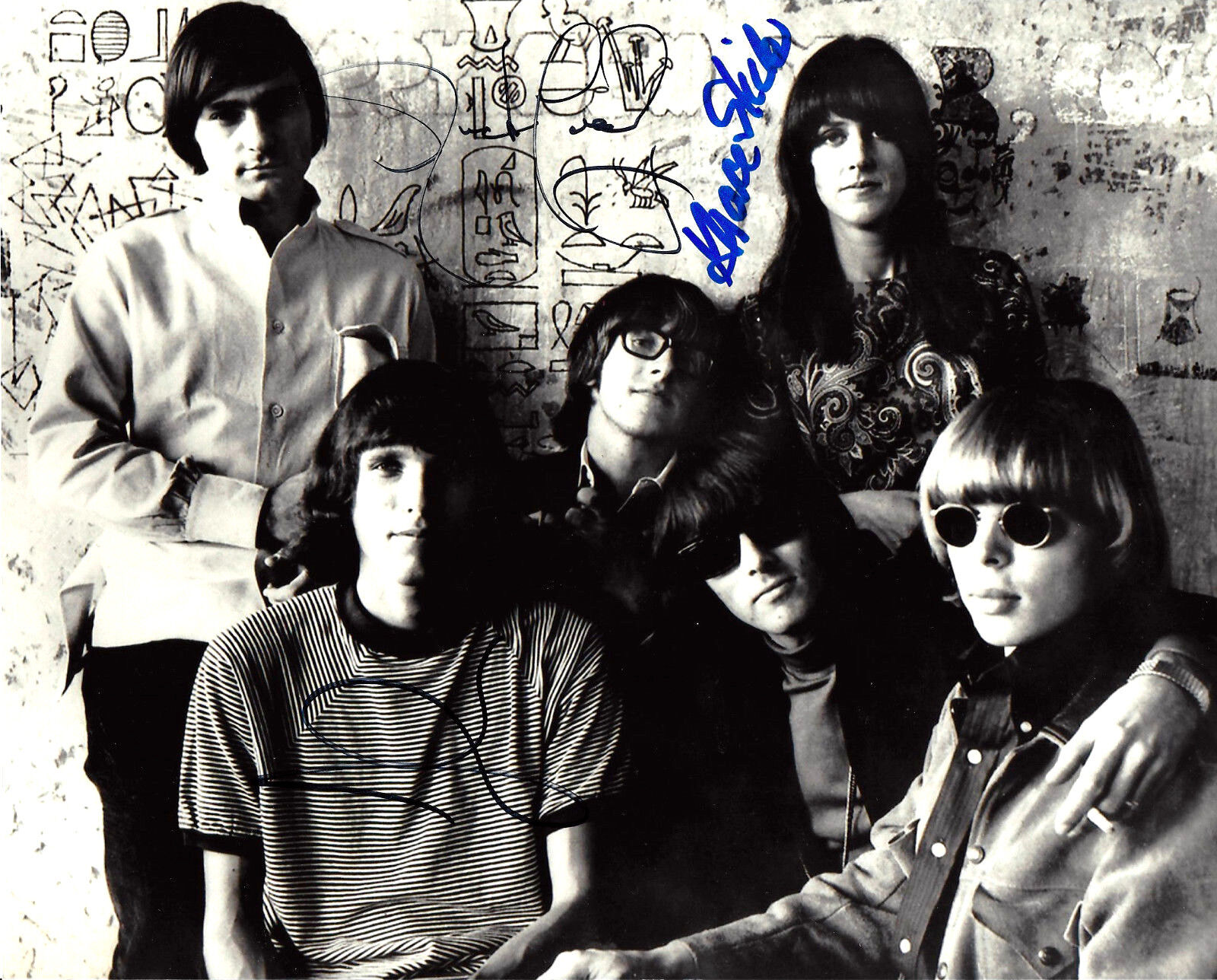 JEFFERSON AIRPLANE GRACE SLICK JACK CASADY JORMA KAUKONEN SIGNED 8X10 Photo Poster painting COA