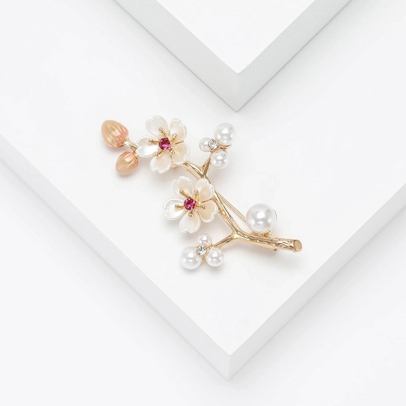 Minimalist Pin Flower Alloy Women’s Brooches