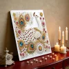 (Pre-Framed)Peacock-Special Shape Diamond Painting Kit(25x25cm)