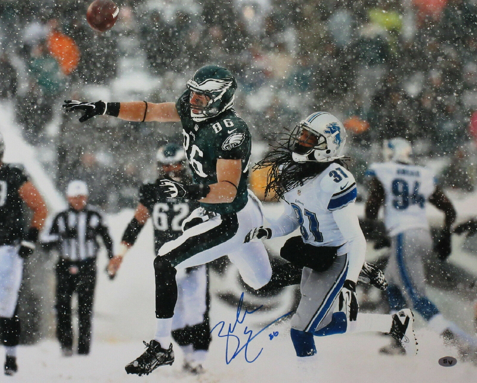 Zach Ertz Autographed Signed 8x10 Photo Poster painting ( Eagles ) REPRINT