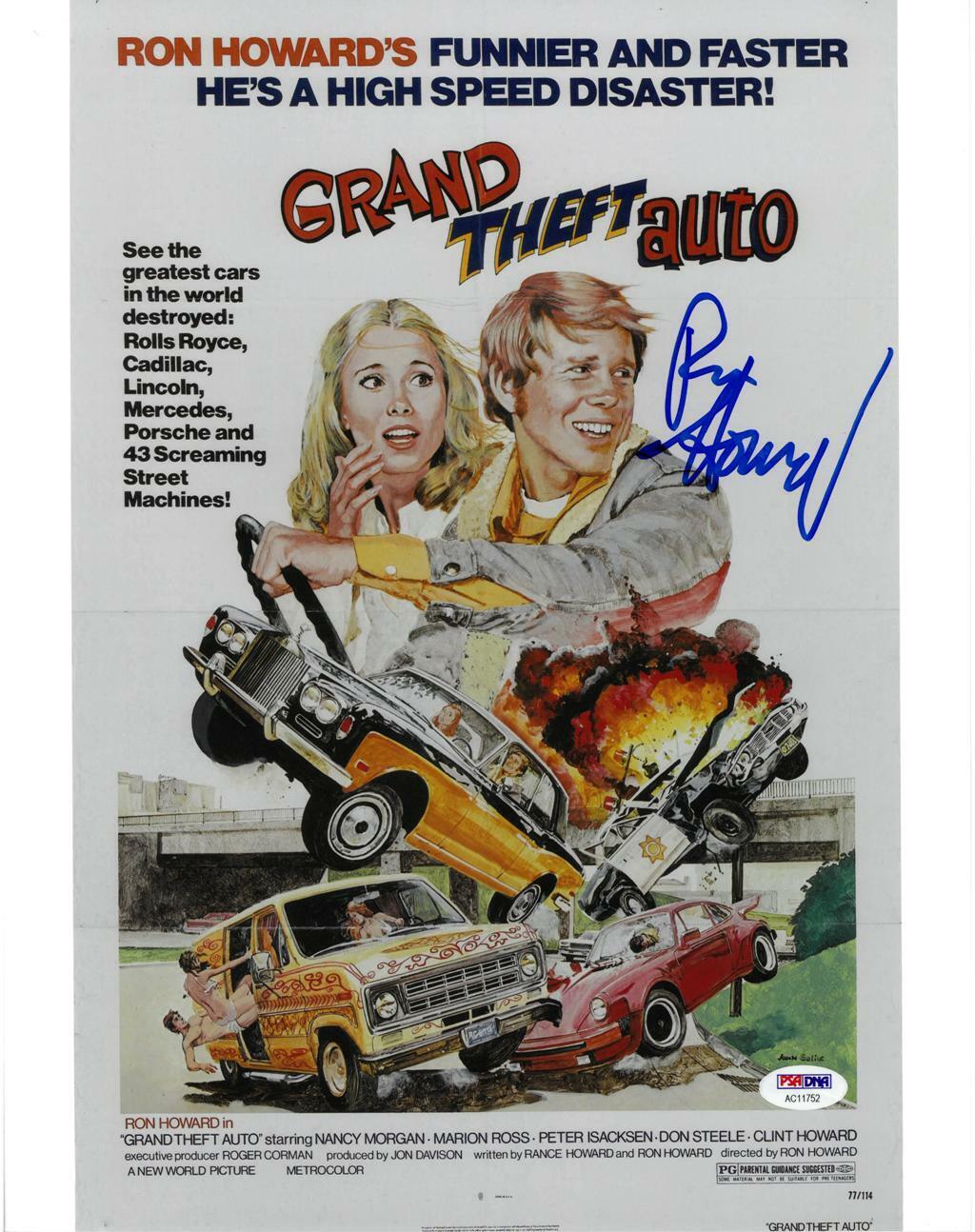 Ron Howard Signed Grand Theft Auto Autographed 11x14 Photo Poster painting PSA/DNA #AC11752