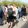 Outdoor Retractable Stool Adjustable Portable Folding Chair for Travel Queuing