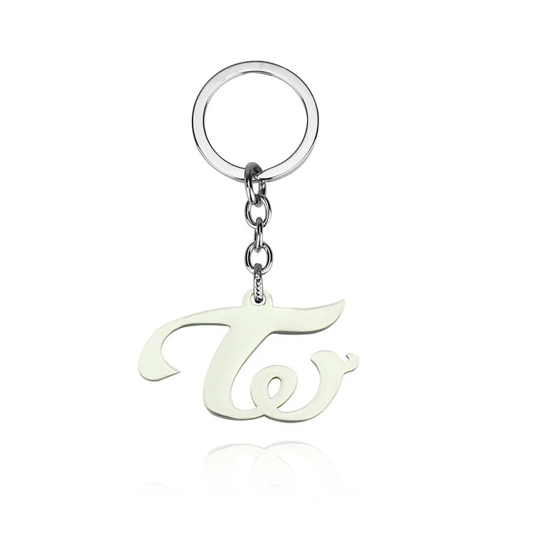 TWICE Logo Metal Keychain