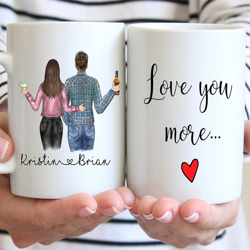 Personalized Valentine's Day Mug- Couples Mug