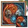 (Multi-Style) Tai Chi-11CT Stamped Cross Stitch 40*40cm/15.75*15.75in