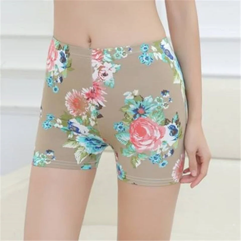 CUHAKCI Casual Short Summer Women Jogging Sexy Leopard Gym Fitness Elastic Waist Printed Push Up Sports