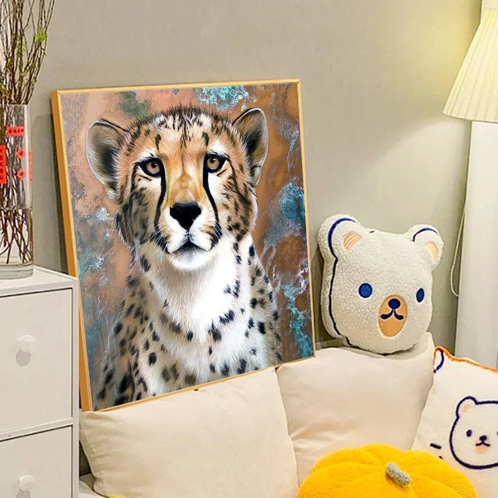 Diamond Painting - Full Round Drill - Leopard(Canvas|40*40cm)