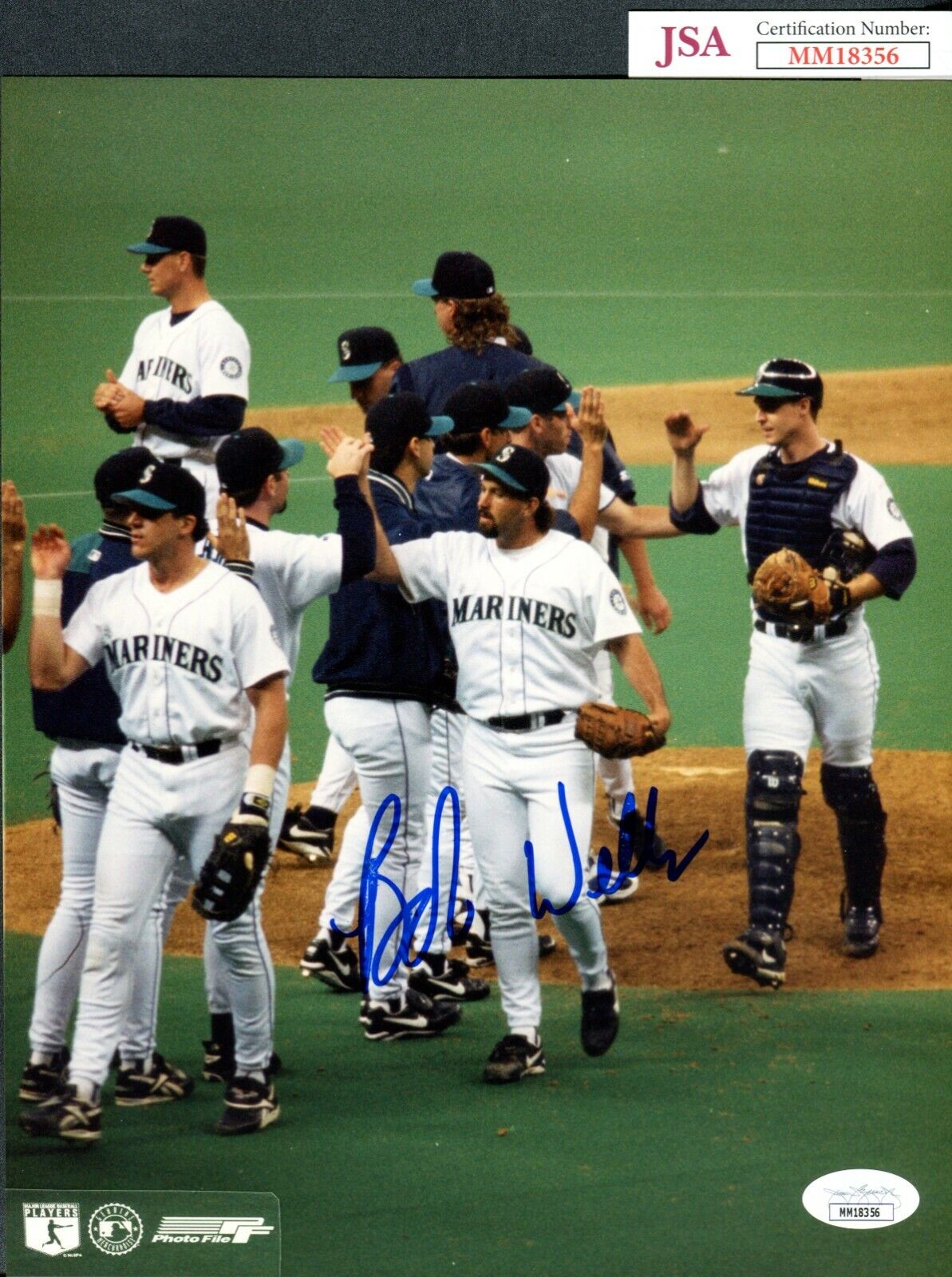 JSA Bob Wells Autographed Signed AUTO 8x10 Photo Poster painting Seattle Mariners TRB 623