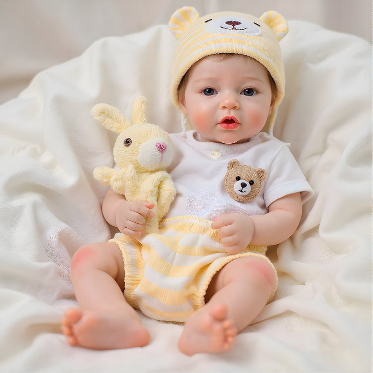 [Pre-Order]Babeside Nysouth 12"/16" Realistic Silicone Quiet Baby Little Infant Girl Best Gift for Kids