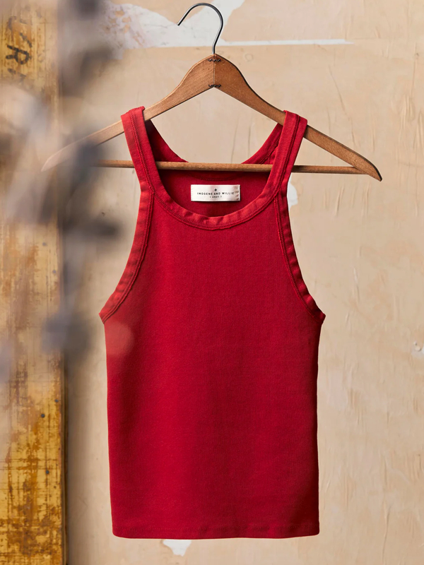 Cardinal Ribbed Racerback Tank tjj Shicloths