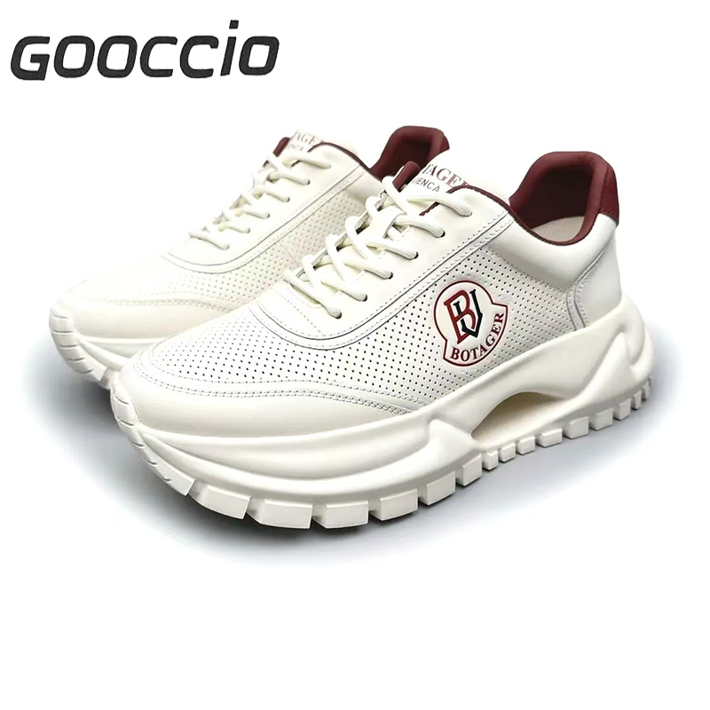 BV186 Prenium Calf-Skin Sneakers/Outdoor Shoes/Hiking Shoes/Casual Shoes For Men GOOCCIO   