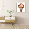 Vase Flower-Crystal Rhinestone Diamond Painting