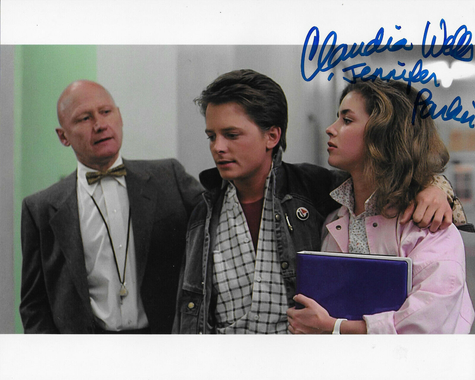 Claudia Wells Back to the Future Original Autographed 8X10 Photo Poster painting #4