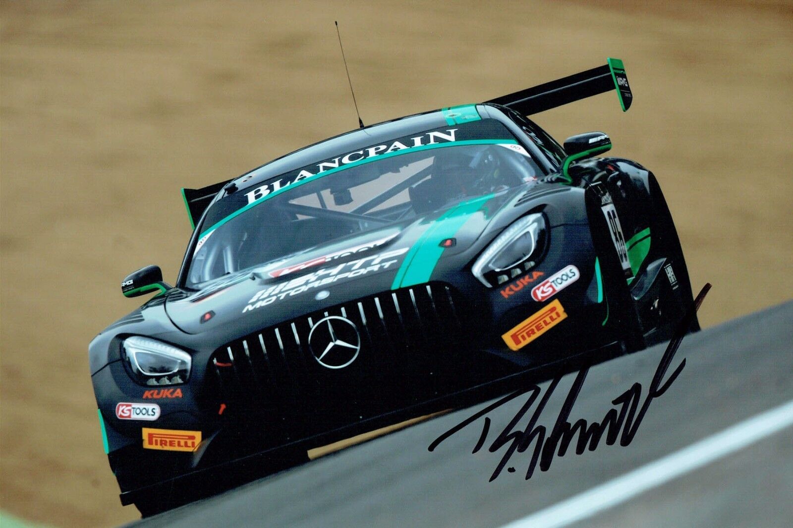 Bernd SCHNEIDER Signed Photo Poster painting Autograph AFTAL COA DTM Touring Car Mercedes AMG