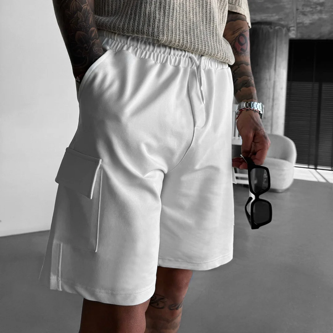 Loose Fit Pocket Shorts-inspireuse