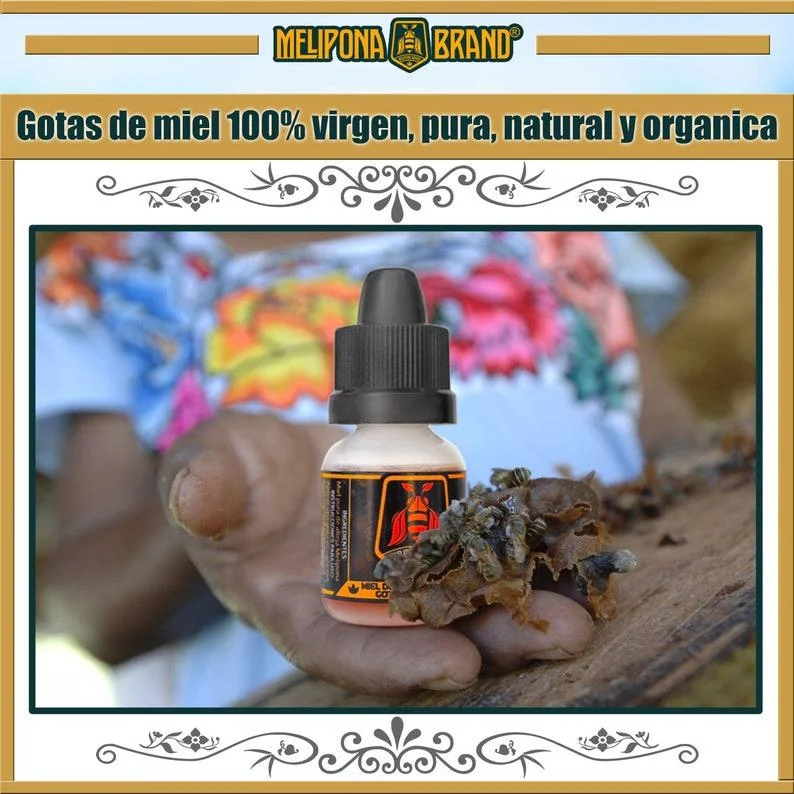 Melipona Honey, Stingless Bee Honey, Meliponini Honey, Miel Melipona, Original, Authentic, Natural, Sweet Flavor