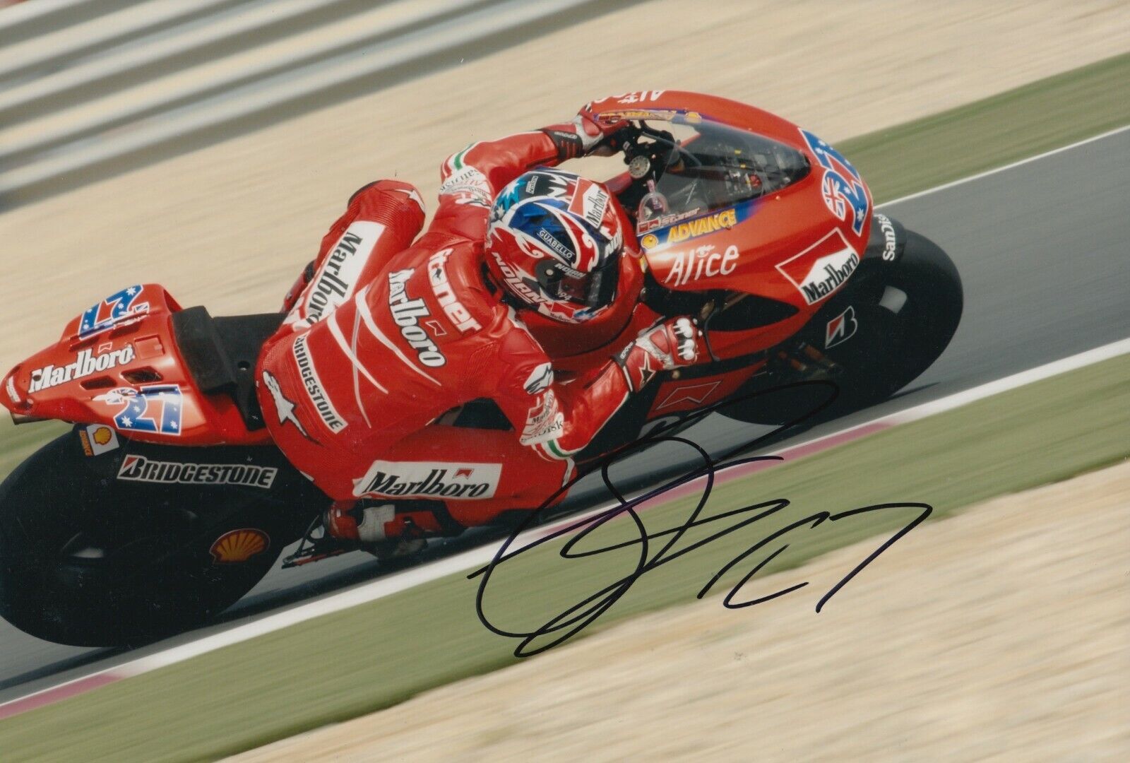 Casey Stoner Hand Signed 12x8 Photo Poster painting - Ducati MotoGP Autograph 8.