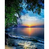 Sunset Scenery-14CT Counted Cross Stitch 36*46cm/14.17*18.11in