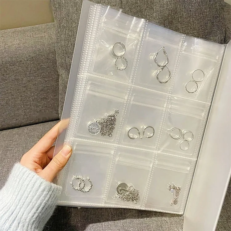 (🎉Early Christmas Pre Sale-48% OFF)Transparent Jewellery Storage Book Set-Buy 2 Get 1 Free- $8.5 Each Only Today!