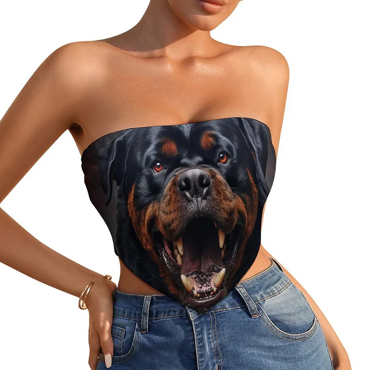 Bellyband Angry  Rottweiler customized, personalized, gift